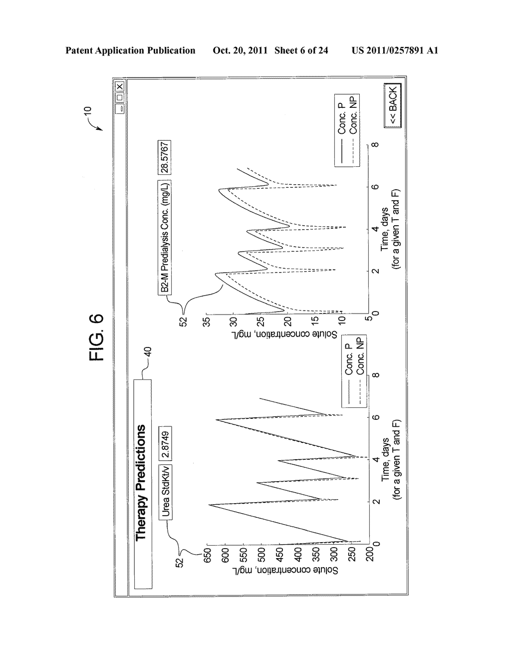 THERAPY PREDICTION AND OPTIMIZATION FOR RENAL FAILURE BLOOD THERAPY,     ESPECIALLY HOME HEMODIALYSIS - diagram, schematic, and image 07