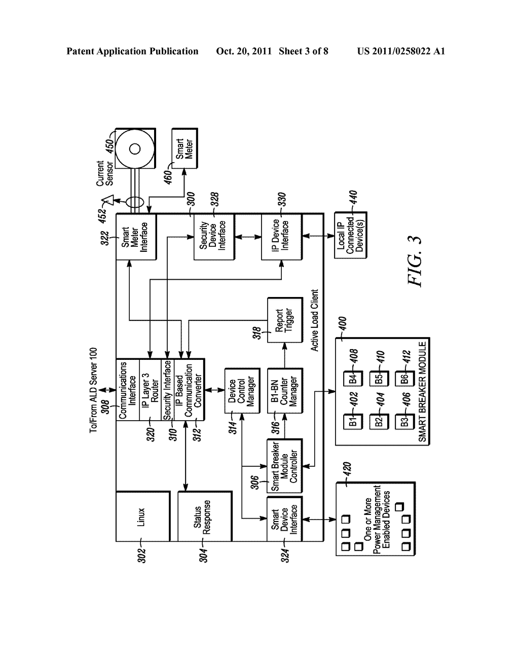 METHOD AND APPARATUS FOR ACTIVELY MANAGING CONSUMPTION OF ELECTRIC POWER     SUPPLIED BY ONE OR MORE ELECTRIC UTILITIES - diagram, schematic, and image 04