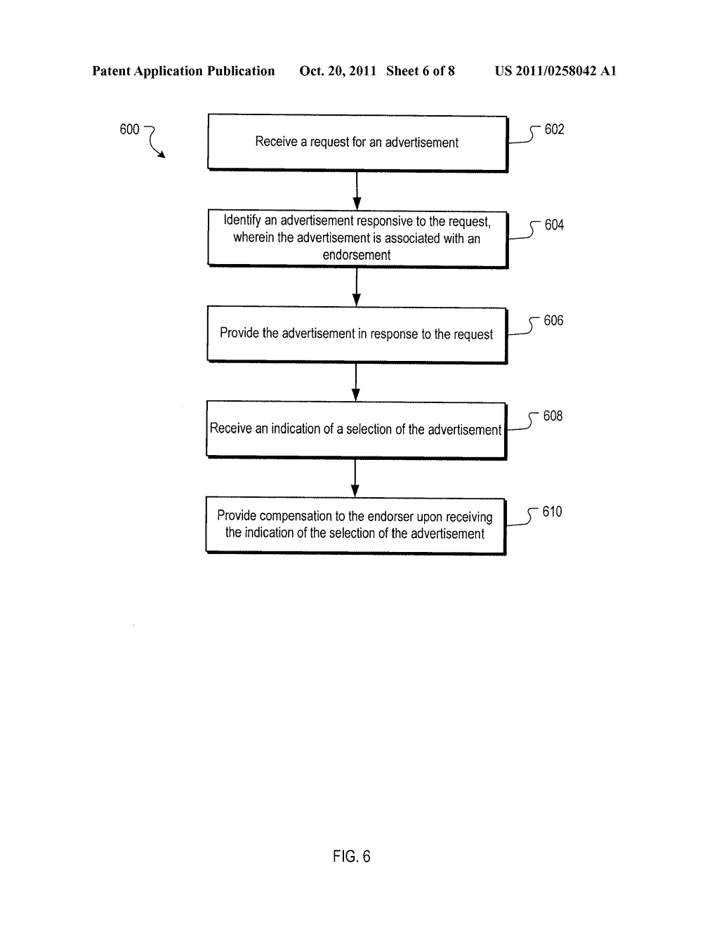 Endorsements Used in Ranking Ads - diagram, schematic, and image 07