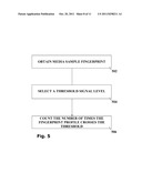 SYSTEM AND METHOD FOR SYNCHRONOUS MATCHING OF MEDIA SAMPLES WITH BROADCAST     MEDIA STREAMS diagram and image