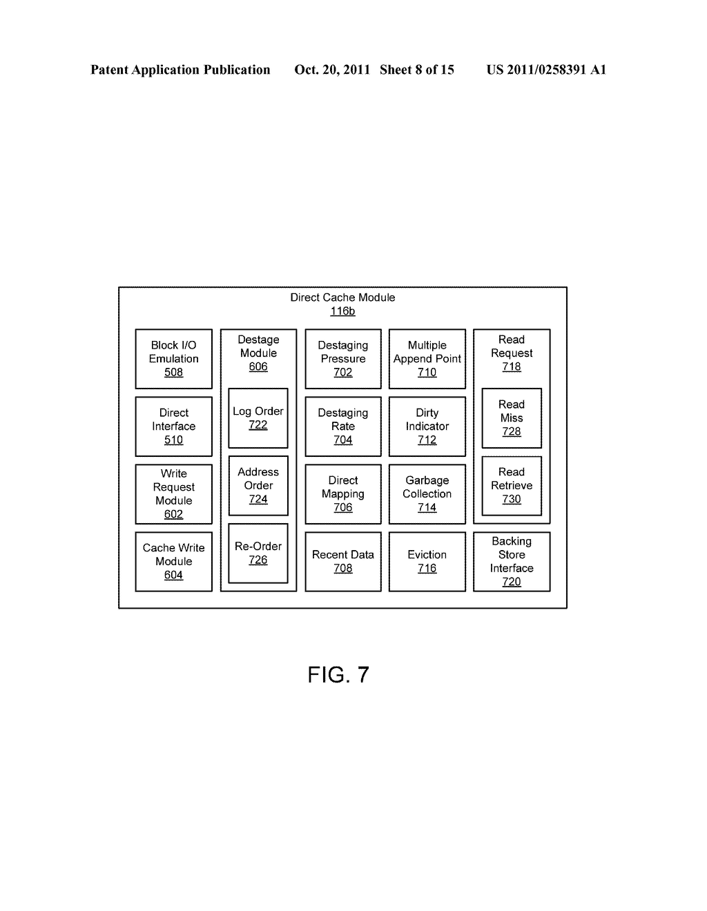 APPARATUS, SYSTEM, AND METHOD FOR DESTAGING CACHED DATA - diagram, schematic, and image 09