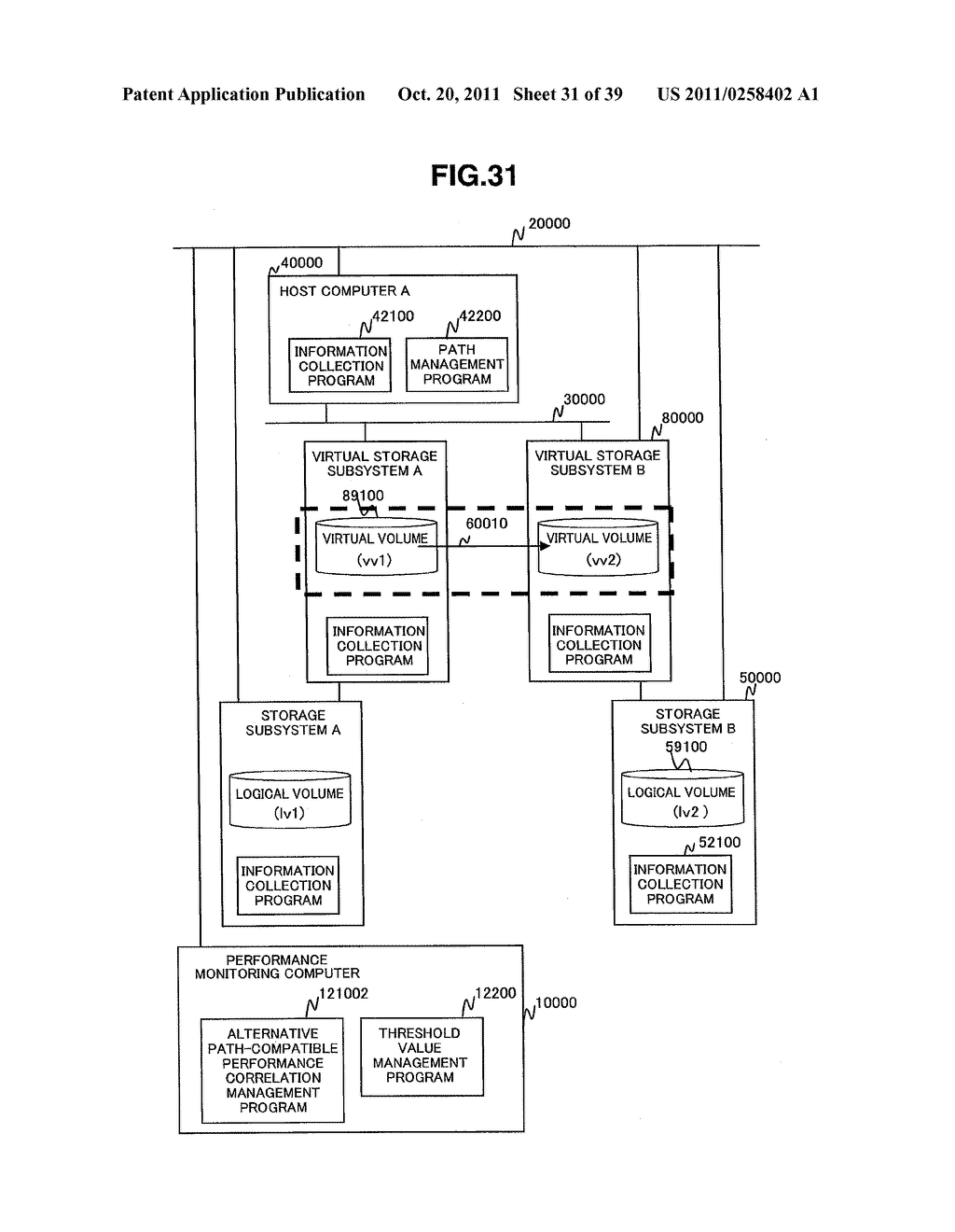 COMPUTER SYSTEM OR PERFORMANCE MANAGEMENT METHOD OF COMPUTER SYSTEM - diagram, schematic, and image 32