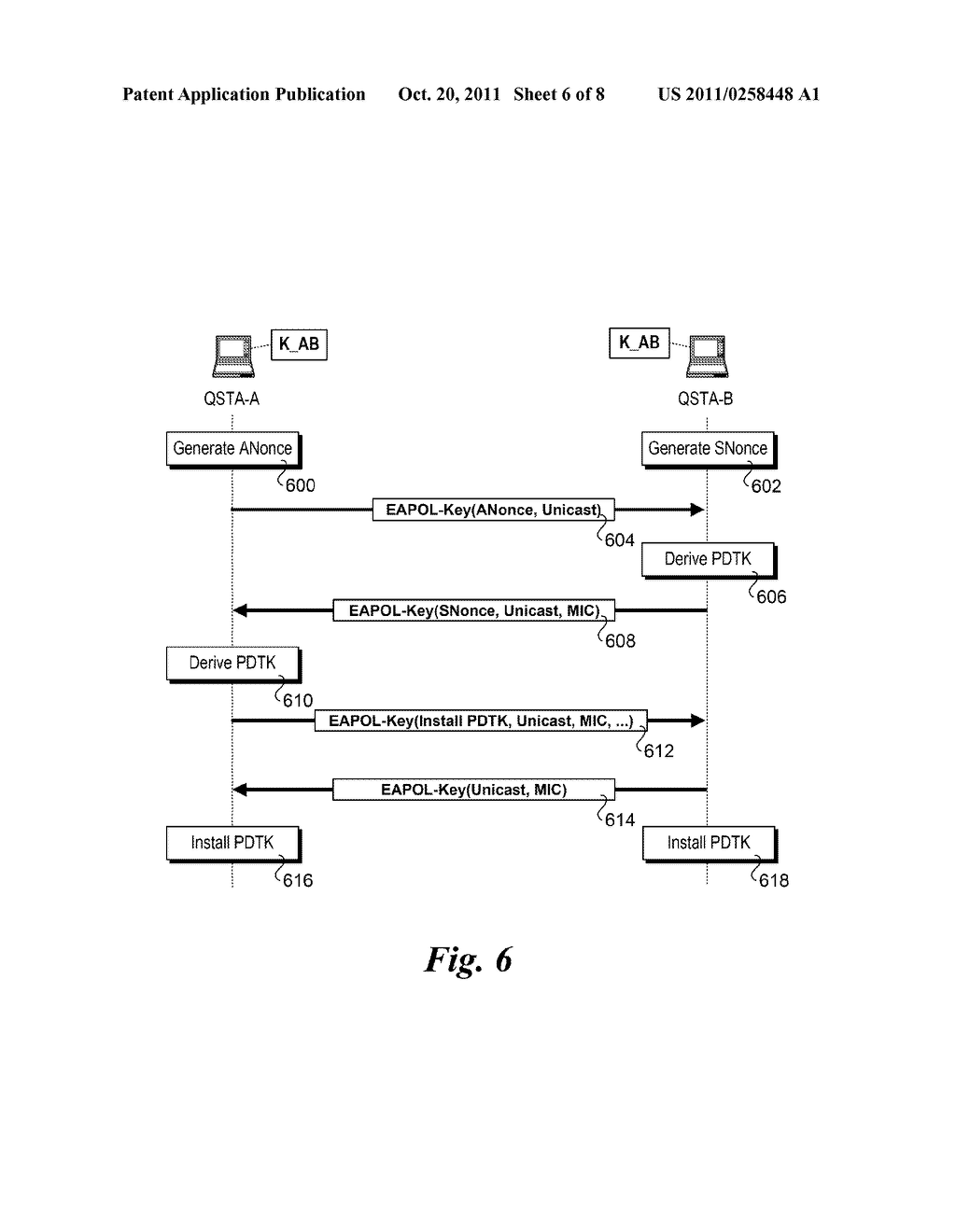 METHOD AND SYSTEM OF SECURED DIRECT LINK SET-UP (DLS) FOR WIRELESS     NETWORKS - diagram, schematic, and image 07