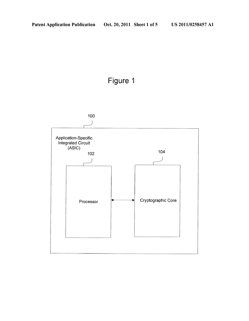 Method and System for Cryptographic Processing Core - diagram, schematic, and image 02