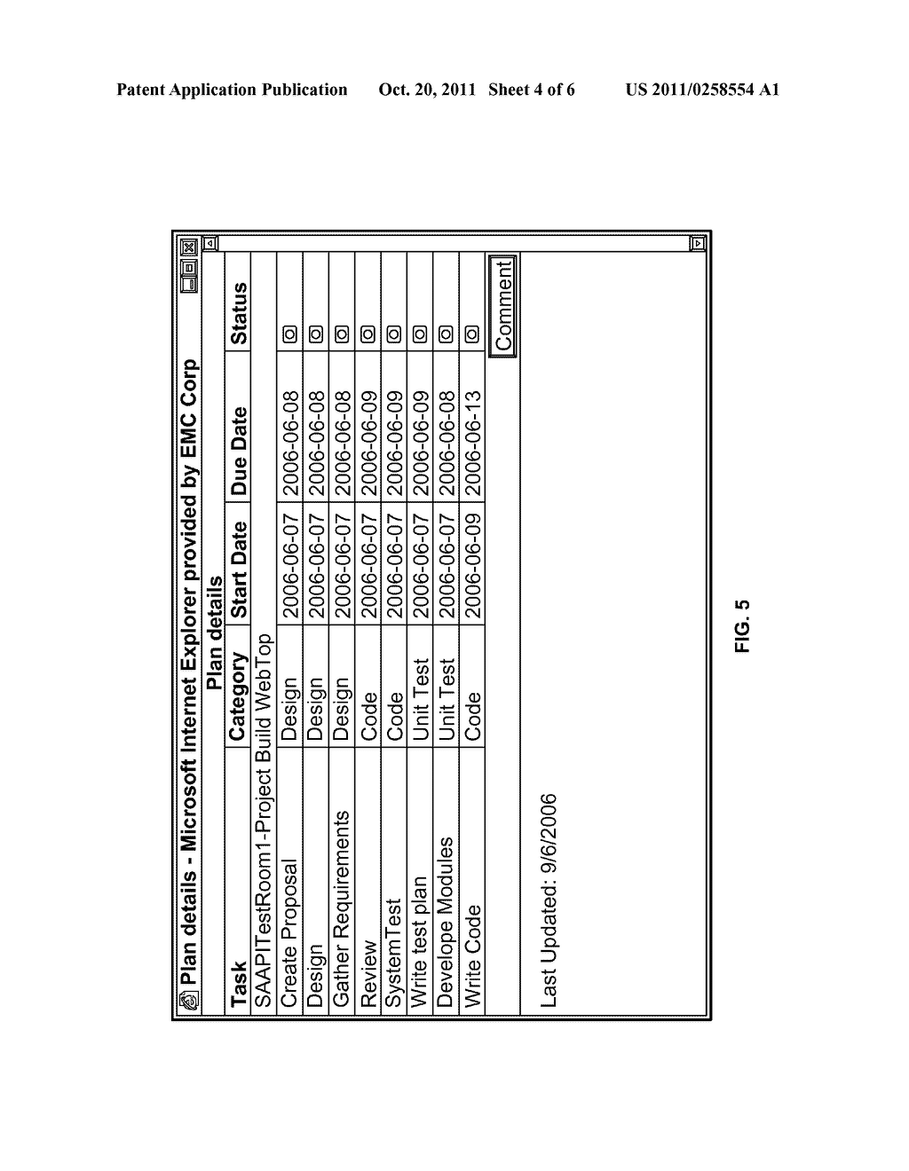 HIERARCHICAL DISPLAY OF PROJECT INFORMATION IN A COLLABORATION ENVIRONMENT - diagram, schematic, and image 05