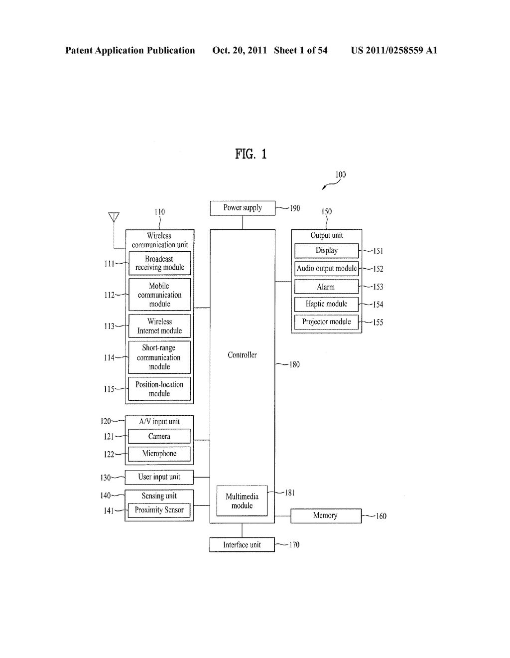 MOBILE TERMINAL AND MESSAGE LIST DISPLAYING METHOD THEREIN - diagram, schematic, and image 02