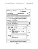 METHOD, SYSTEM AND PROGRAM PRODUCT FOR PARTICIPATING IN SOCIAL MEDIA SITES     ON BEHALF OF ENTITY diagram and image