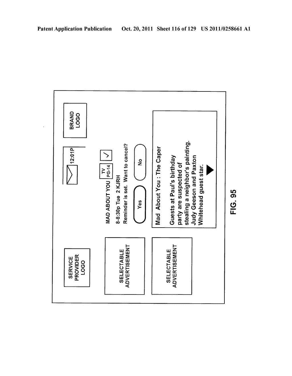 INTERACTIVE PROGRAM GUIDE SYSTEM AND METHOD - diagram, schematic, and image 117