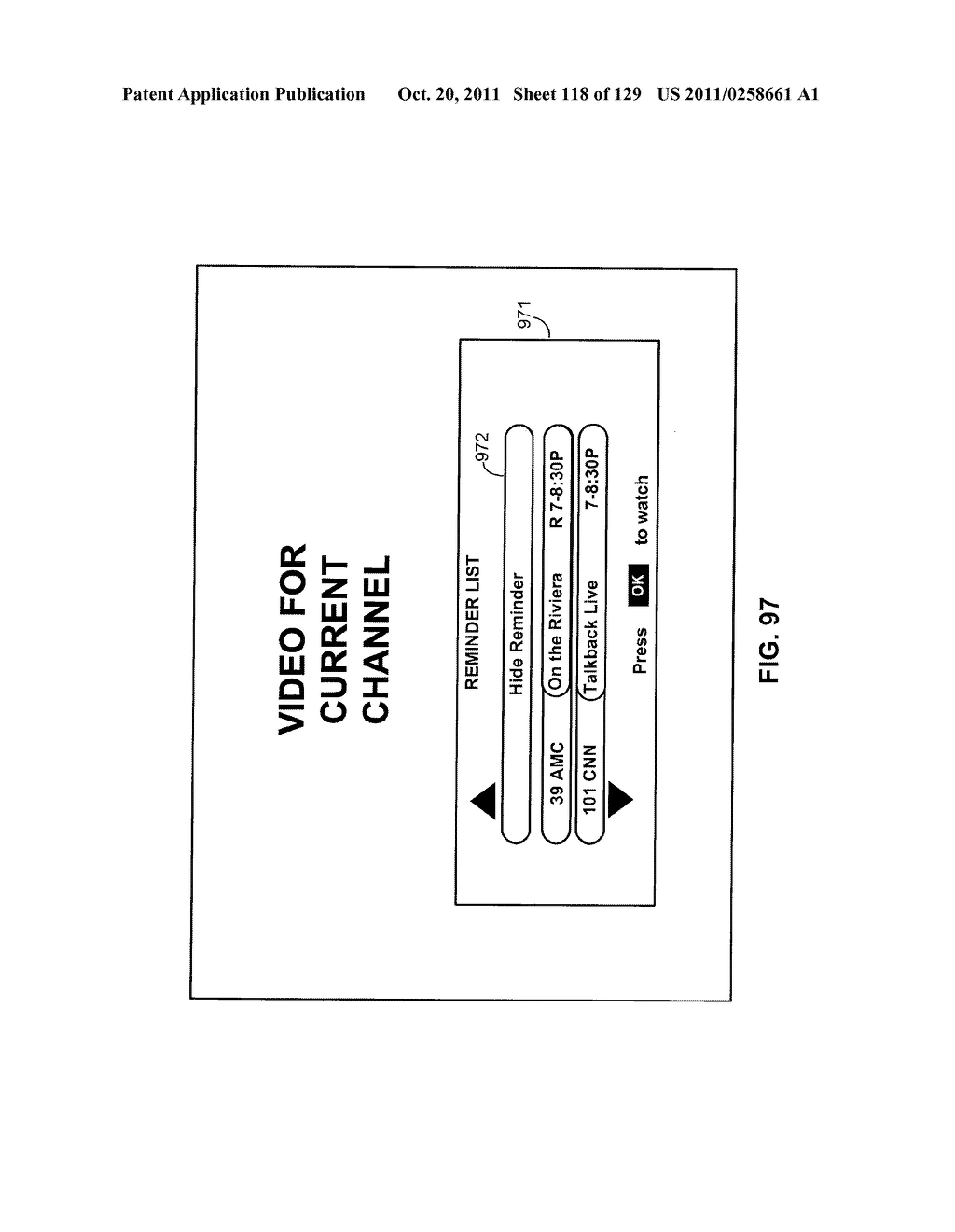 INTERACTIVE PROGRAM GUIDE SYSTEM AND METHOD - diagram, schematic, and image 119