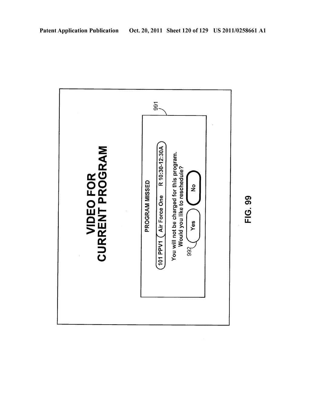 INTERACTIVE PROGRAM GUIDE SYSTEM AND METHOD - diagram, schematic, and image 121