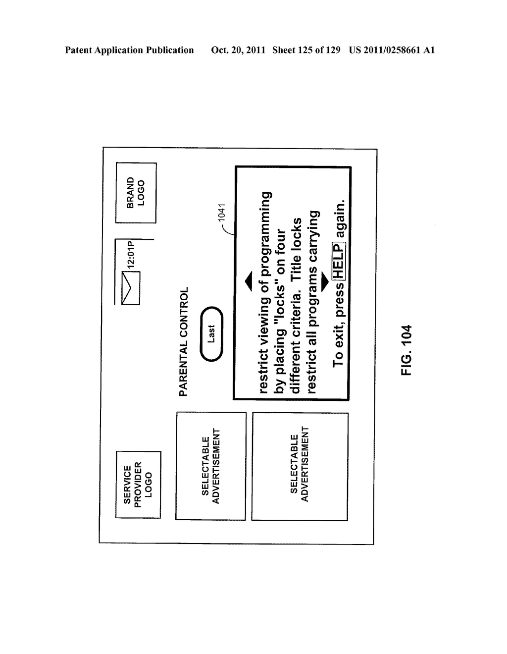 INTERACTIVE PROGRAM GUIDE SYSTEM AND METHOD - diagram, schematic, and image 126