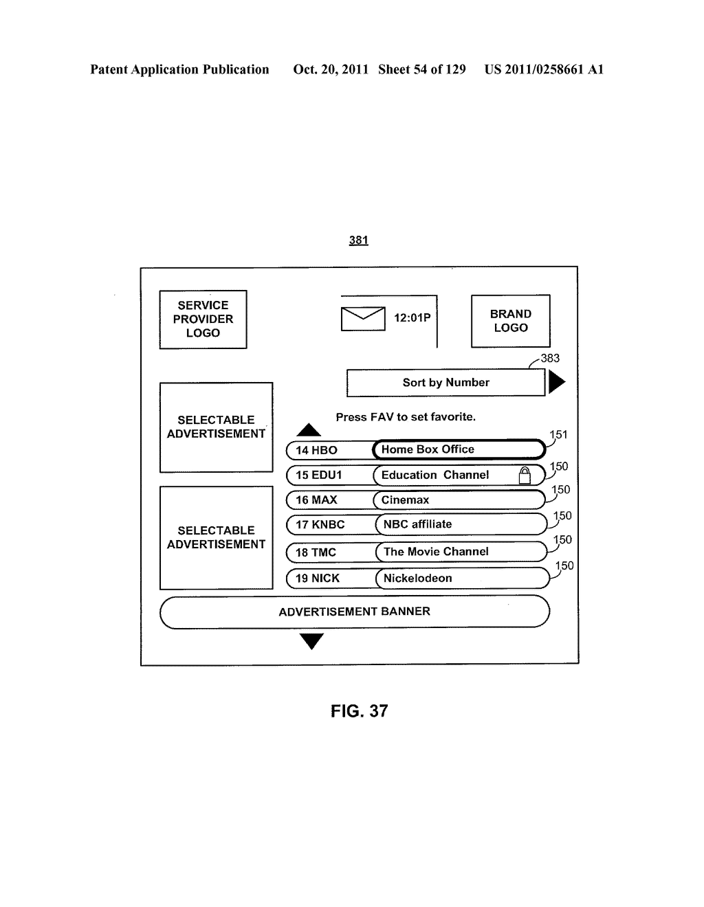 INTERACTIVE PROGRAM GUIDE SYSTEM AND METHOD - diagram, schematic, and image 55