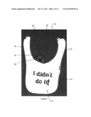 PACIFIER-BEARING-BIB diagram and image