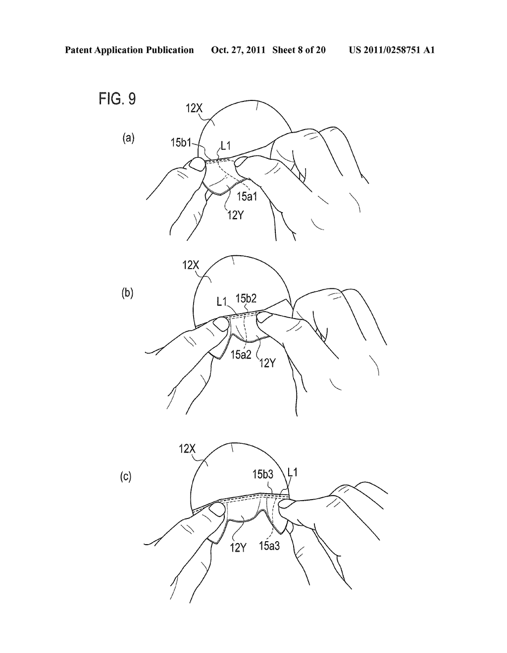 SEWN GLOVE - diagram, schematic, and image 09