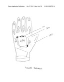 PRESSURE ACTIVATED LIGHTED GLOVE diagram and image