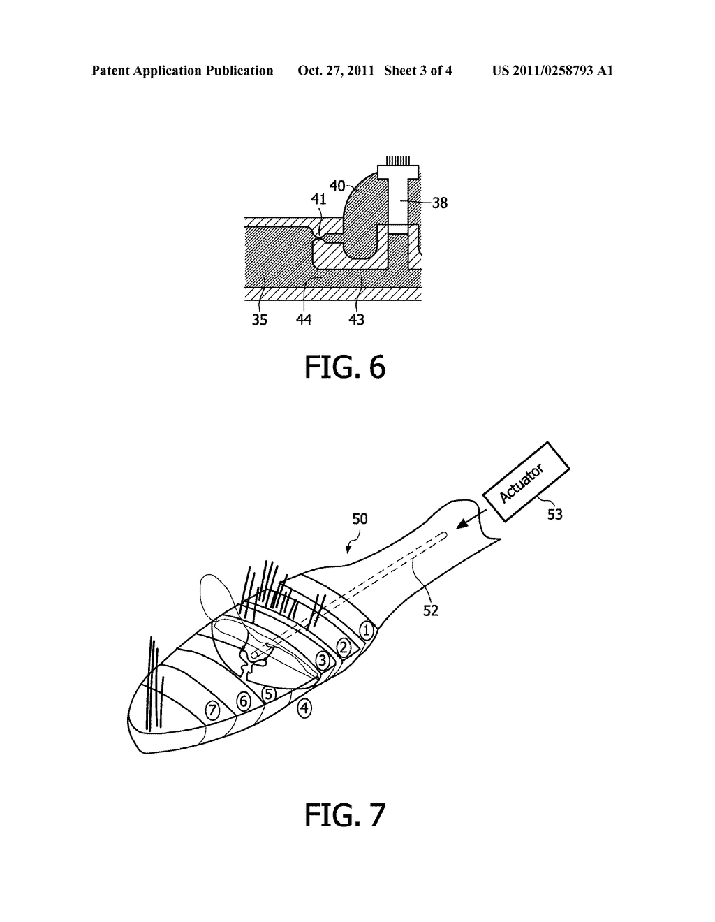 POWER DENTAL CLEANING APPLIANCE WITH ACTUATOR SYSTEM FOR PRODUCING A SHORT     BRISTLE STROKE - diagram, schematic, and image 04