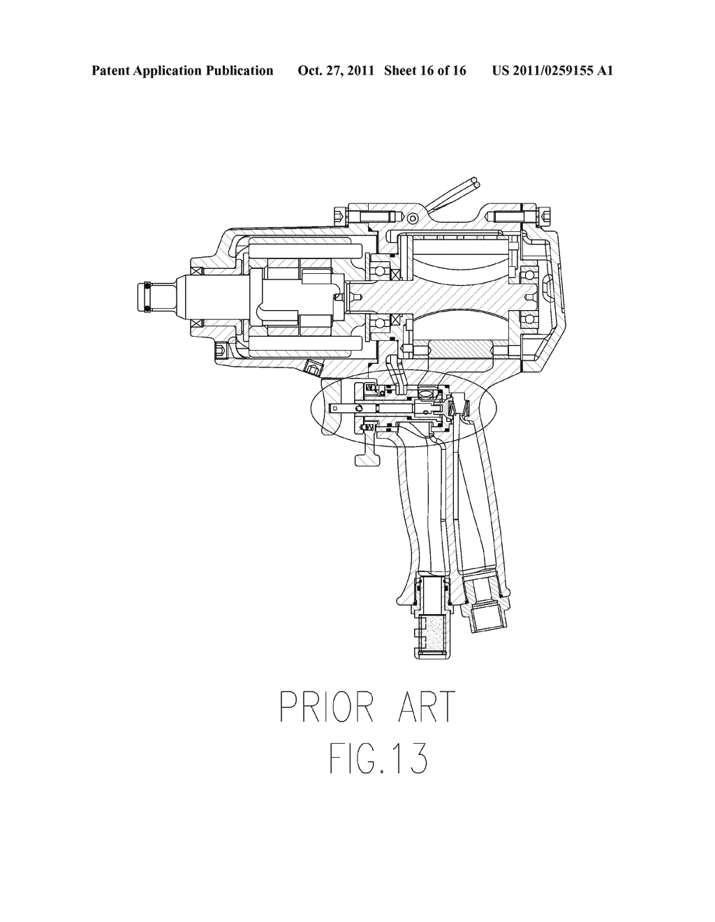 COMPACT ONE TOUCH PNEUMATIC WRENCH - diagram, schematic, and image 17