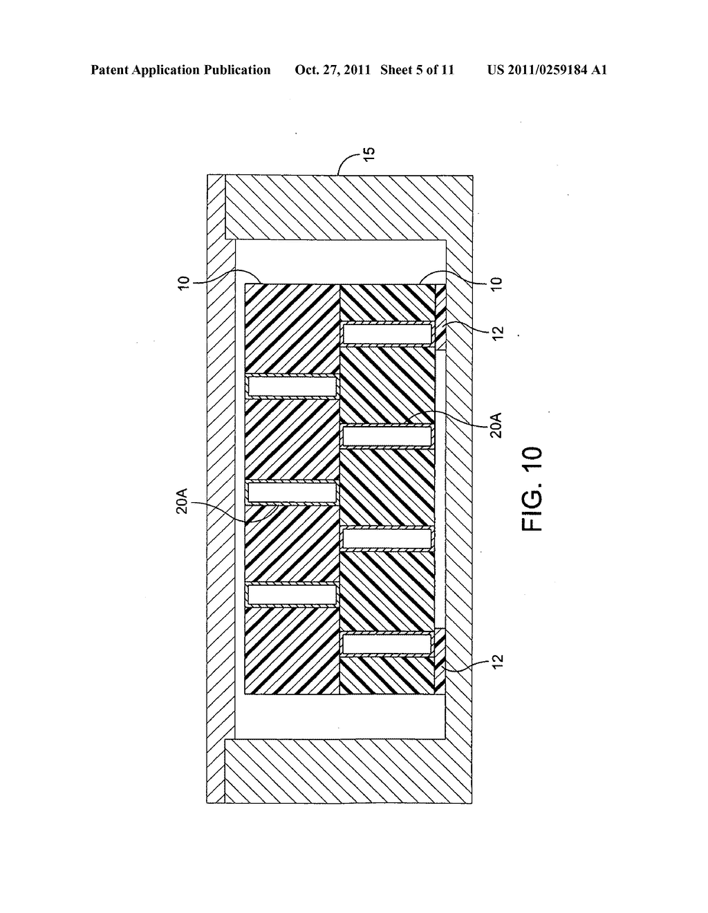 Multi-structure metal matrix composite armor with integrally cast holes - diagram, schematic, and image 06