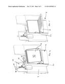 DRINK DISPENSING DEVICE WITH HOLDING AND DRIP-COLLECTING SYSTEM FOR     RECEPTACLES OF DIFFERENT SIZES diagram and image