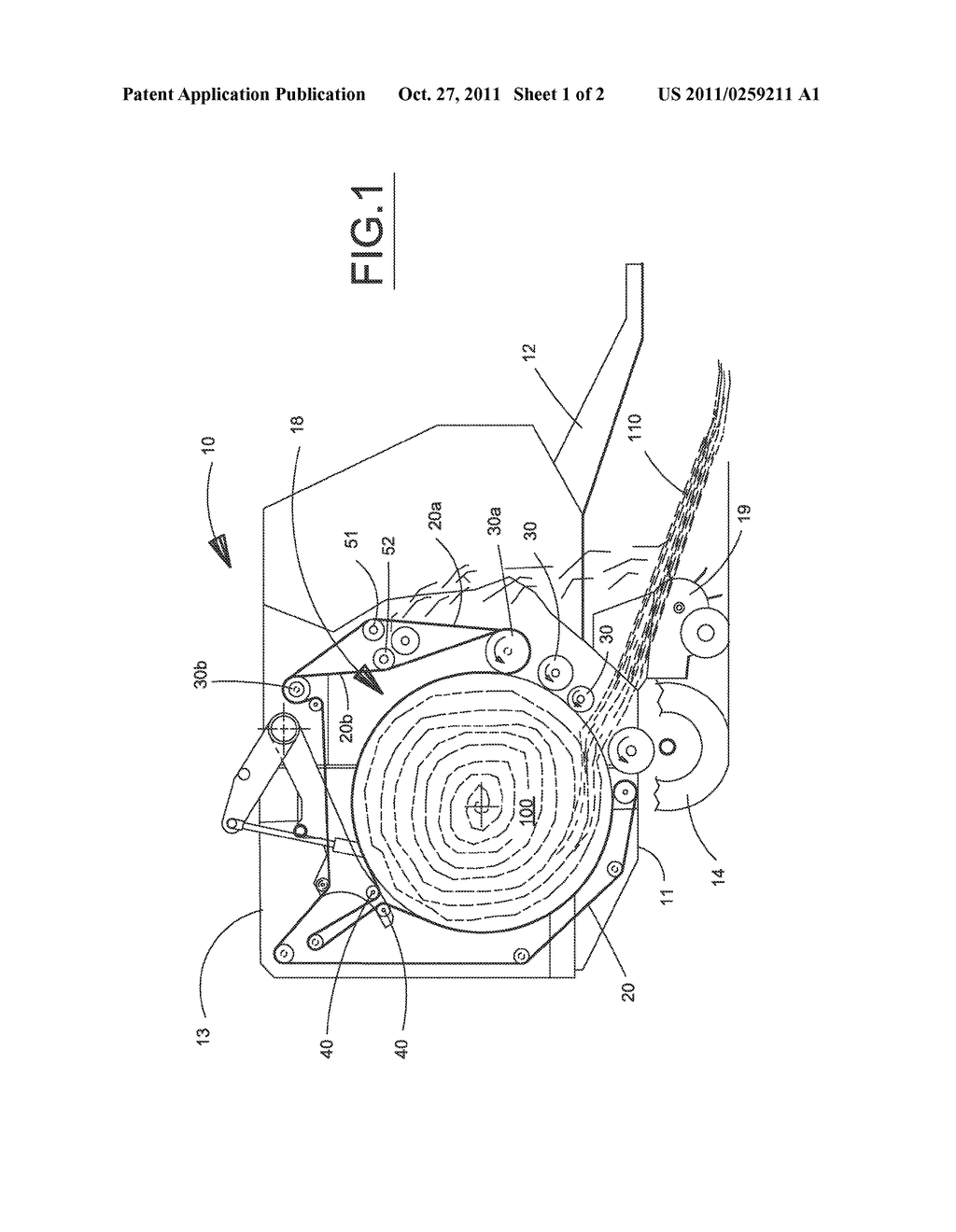 METHOD OF STAGGERING BELTS IN A ROUND BALER - diagram, schematic, and image 02