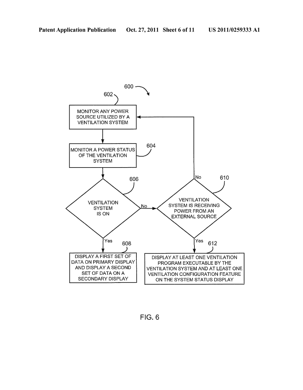 Ventilation System With System Status Display For Maintenance And Service     Information - diagram, schematic, and image 07