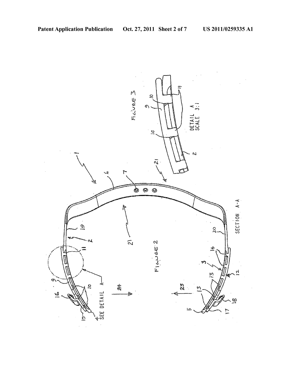 Headgear Support for Respirator Mask - diagram, schematic, and image 03