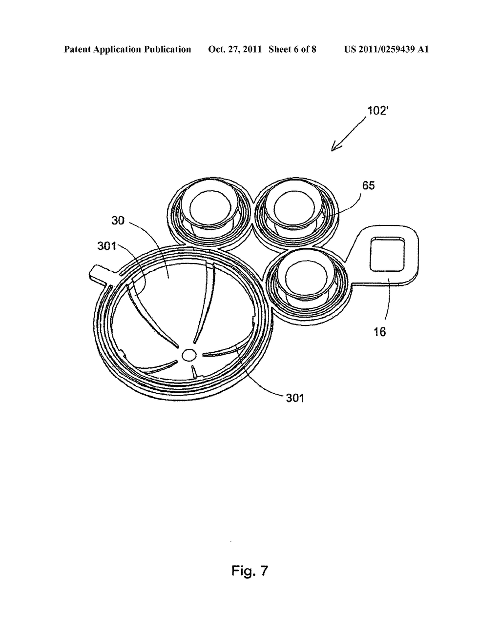 DEVICE IN WHICH TO SUBJECT AN IMPLANTABLE MEDICAL PRODUCT TO LOADS - diagram, schematic, and image 07