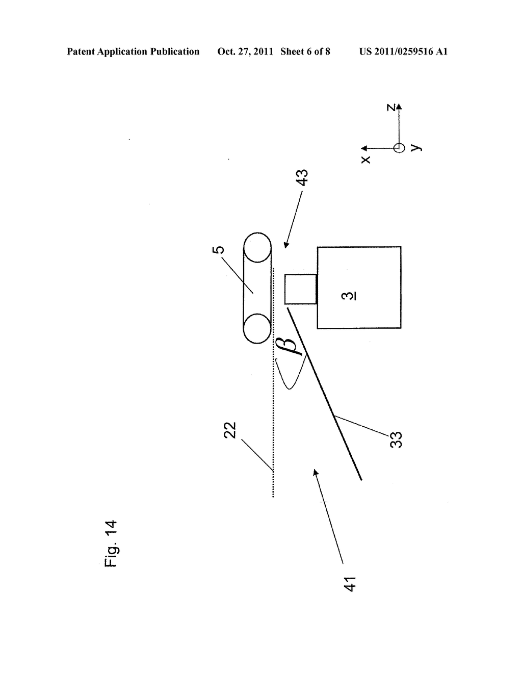 DEVICE AND A METHOD FOR PROCESSING SEMIFINISHED BAG PRODUCTS, AND GLUING     STATION FOR SEMIFINISHED BAG PRODUCTS - diagram, schematic, and image 07