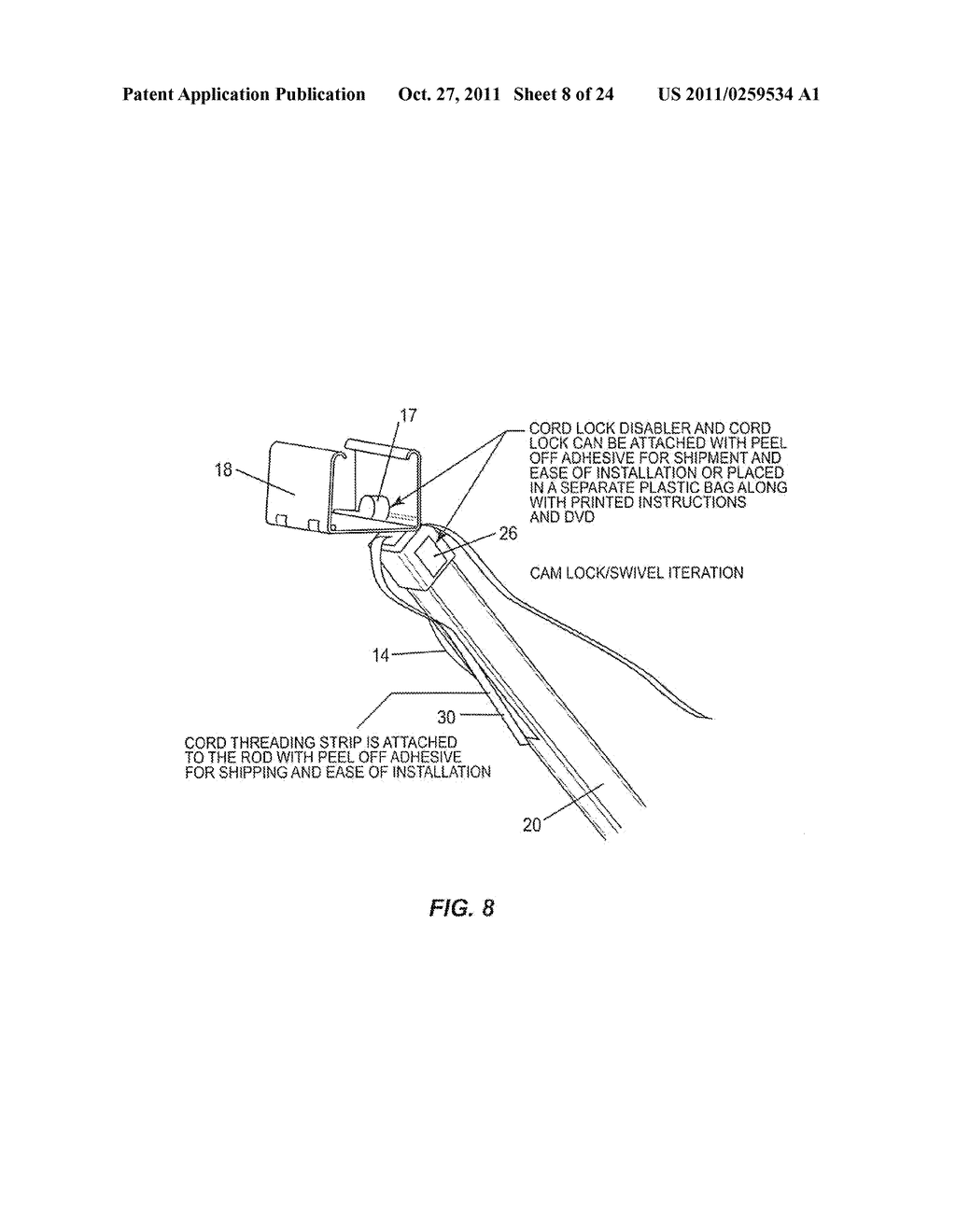 CORDLESS BLIND SYSTEM AND RETRO-FIT METHOD - diagram, schematic, and image 09