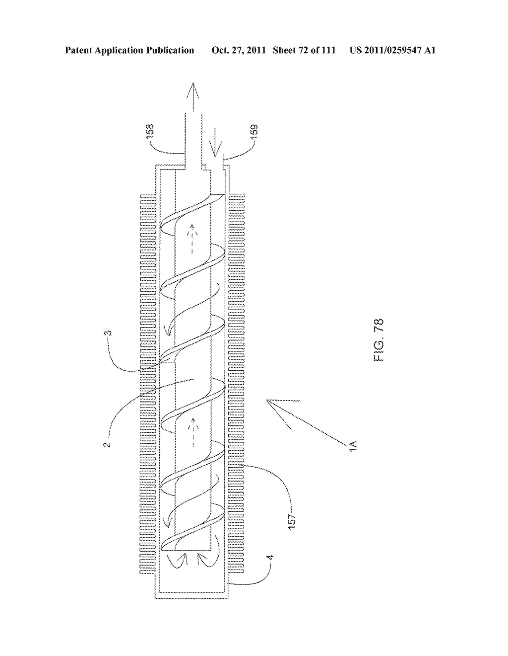 BUILDING STRUCTURES EMPLOYING COAXIAL-FLOW HEAT TRANSFER STRUCTURES FOR     THERMAL REGULATION - diagram, schematic, and image 73