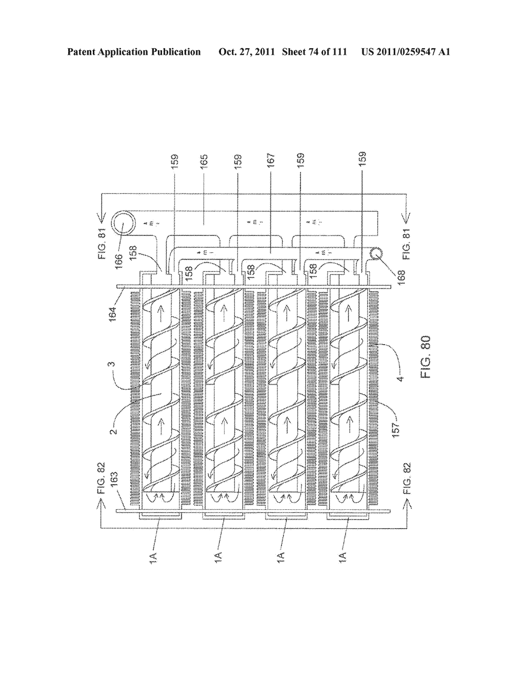 BUILDING STRUCTURES EMPLOYING COAXIAL-FLOW HEAT TRANSFER STRUCTURES FOR     THERMAL REGULATION - diagram, schematic, and image 75