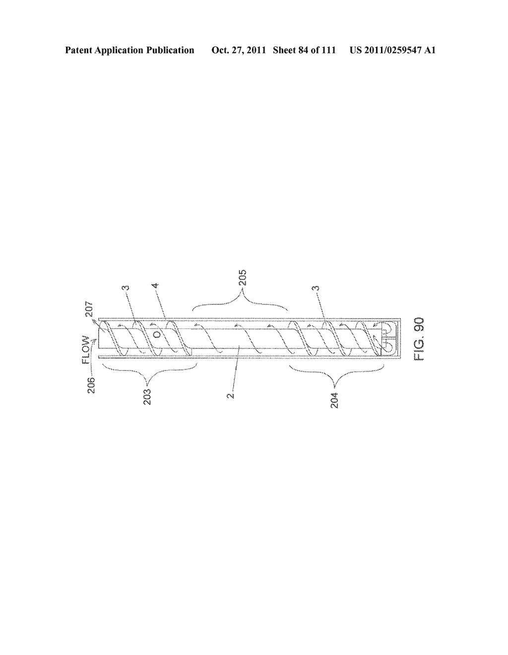 BUILDING STRUCTURES EMPLOYING COAXIAL-FLOW HEAT TRANSFER STRUCTURES FOR     THERMAL REGULATION - diagram, schematic, and image 85