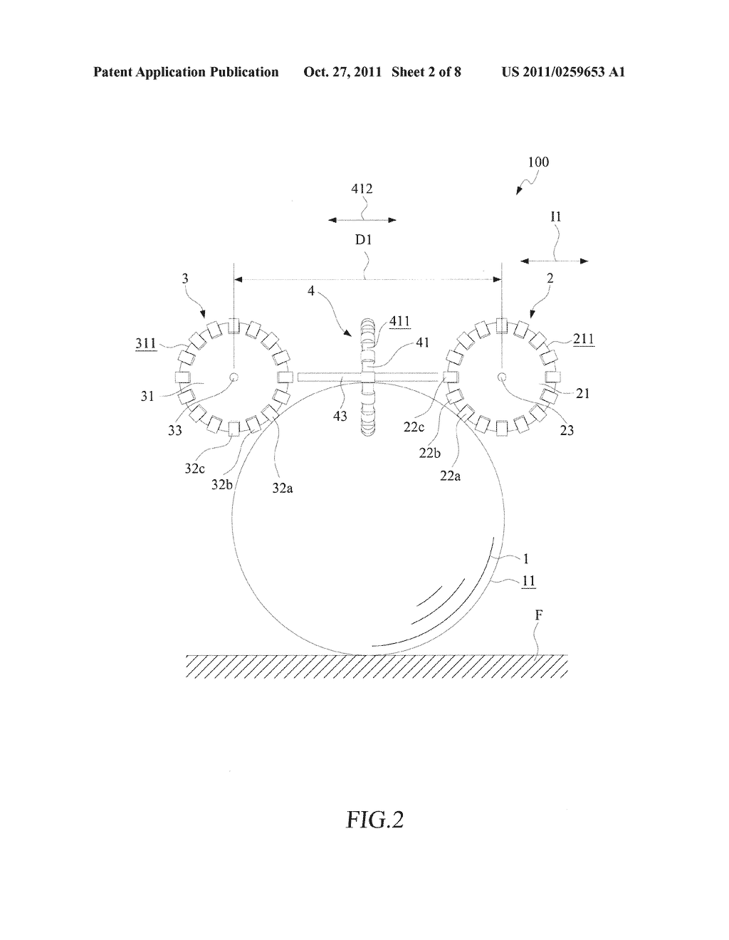 OMNI-WHEEL BASED DRIVING DEVICE WITH ENHANCED MAIN WHEEL STRUCTURE - diagram, schematic, and image 03