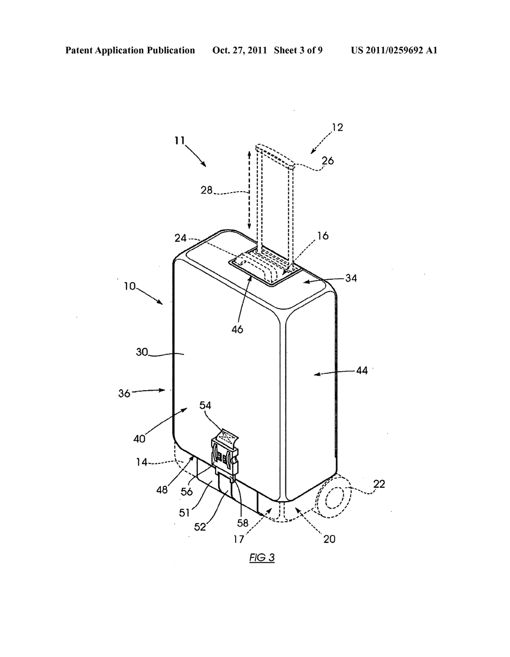 A COVER FOR A LUGGAGE CONTAINER - diagram, schematic, and image 04