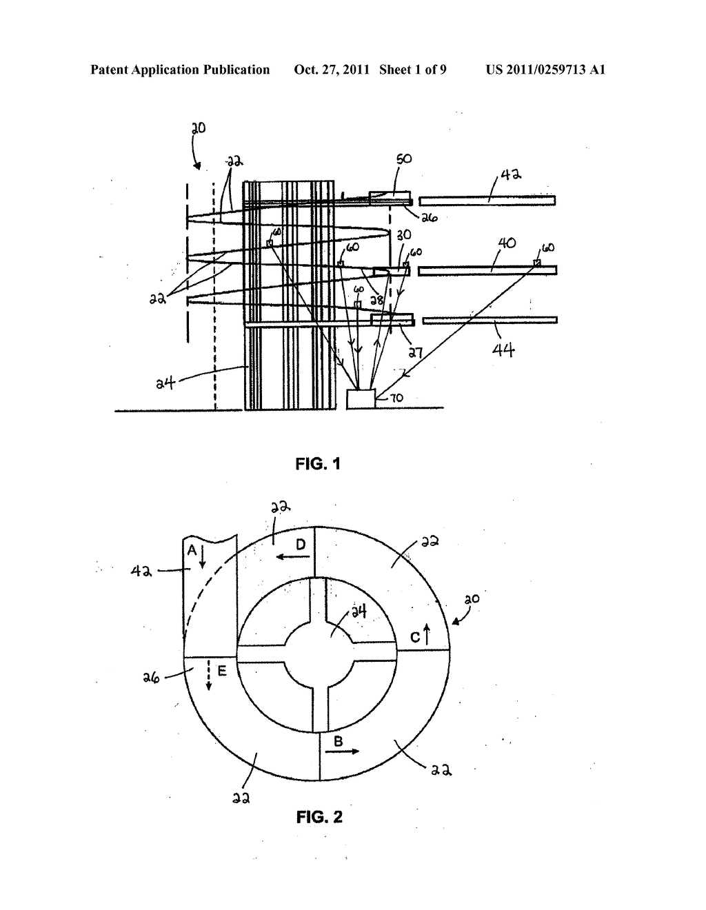 SPIRAL CONVEYOR APPARATUS WITH AUTOMATIC FLOW CONTROL AND MERGE/DIVERT     ATTACHMENT - diagram, schematic, and image 02