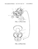 FISHING REEL WITH FREE SPOOL CONTROLLER diagram and image