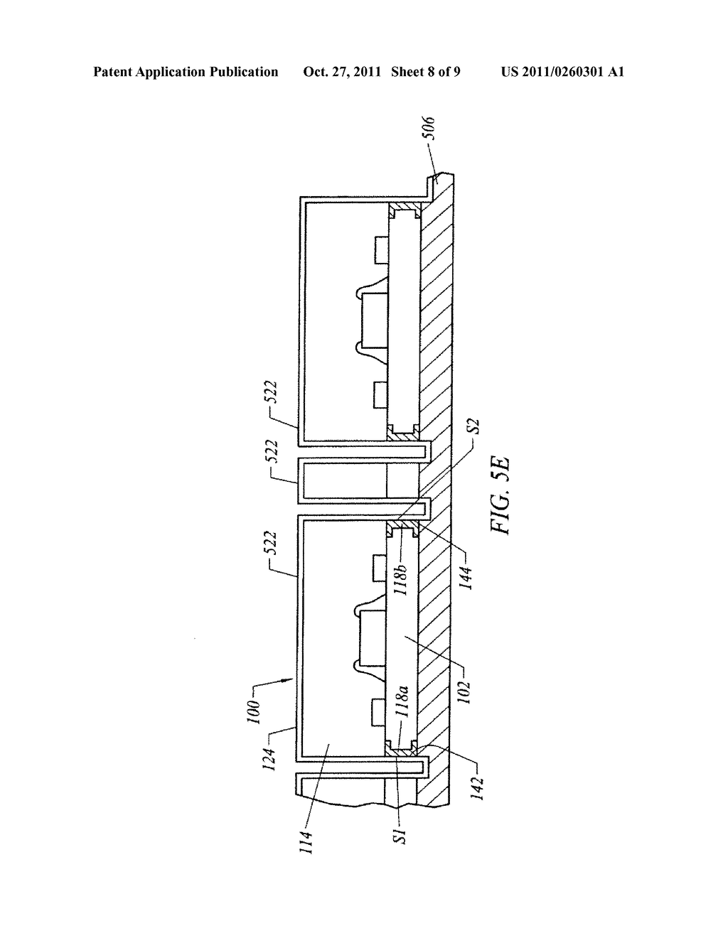 SEMICONDUCTOR DEVICE PACKAGES WITH ELECTROMAGNETIC INTERFERENCE SHIELDING - diagram, schematic, and image 09