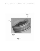 DAMPER BEARING WITH TAPERING END FACES AND METHOD FOR THE PRODUCTION     THEREOF diagram and image