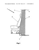 COLLAPSIBLE SEAT CONSTRUCTION FOR A VEHICLE diagram and image