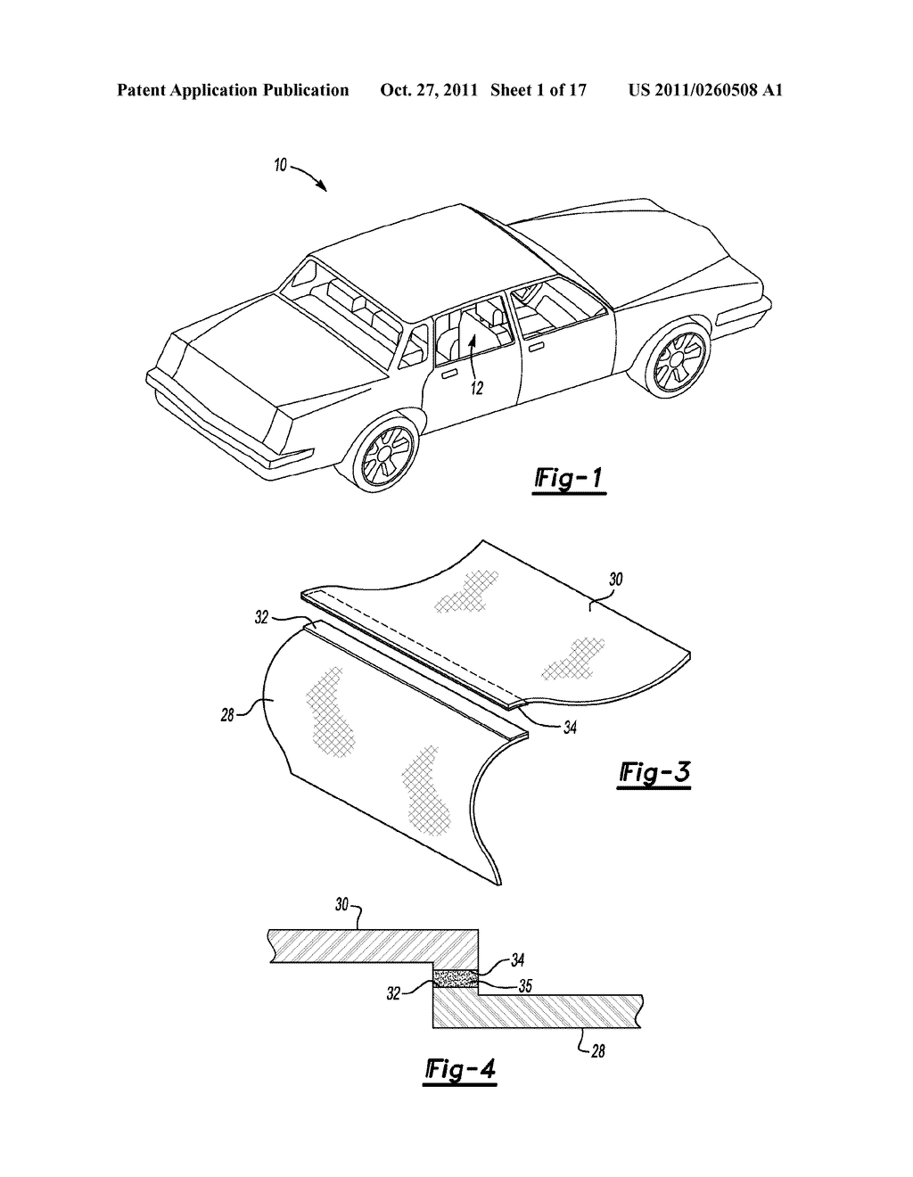 Vehicular Trim Applications Using Film Adhesive In Lieu Of Stitching - diagram, schematic, and image 02