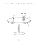 WIRELESS POWER FEEDER, WIRELESS POWER TRANSMISSION SYSTEM, AND TABLE AND     TABLE LAMP USING THE SAME diagram and image