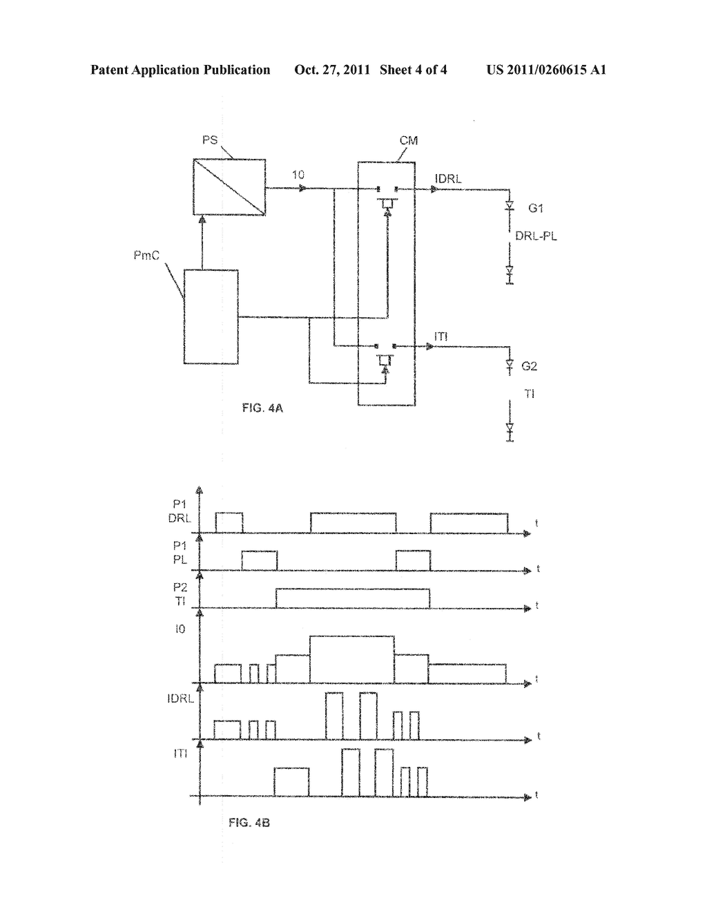 PROCESS AND DEVICE FOR CONTROLLING A PLURALITY OF LED ASSEMBLIES OF AN     AUTOMOTIVE VEHICLE - diagram, schematic, and image 05