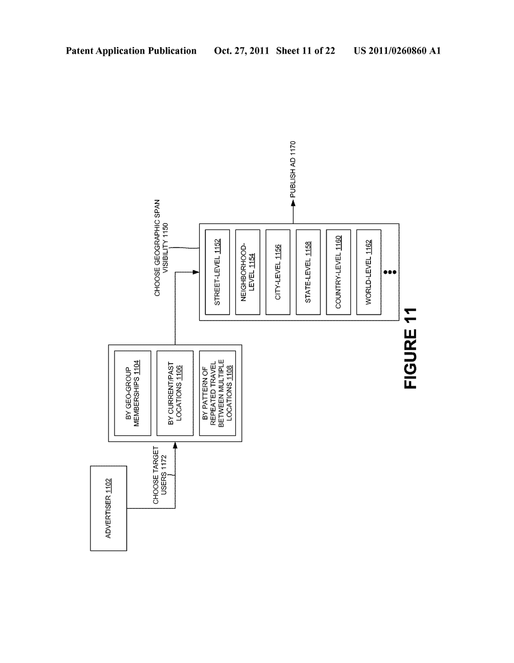 GEOSOCIAL NETWORK SYSTEM AND METHOD FOR AGGREGATING GROUP MEMBERS - diagram, schematic, and image 12