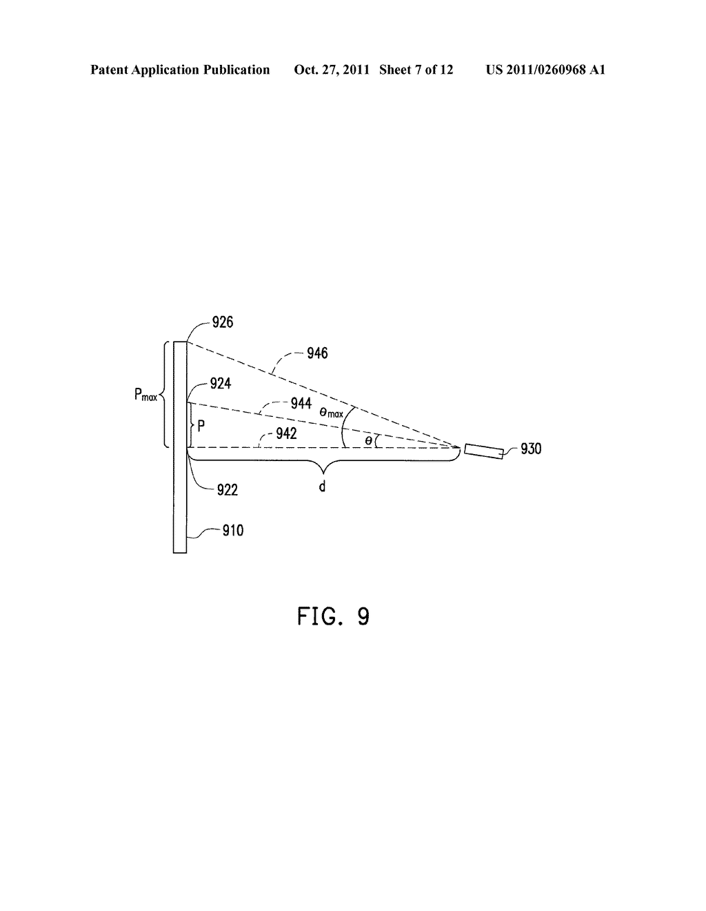 3D POINTING DEVICE AND METHOD FOR COMPENSATING ROTATIONS OF THE 3D     POINTING DEVICE THEREOF - diagram, schematic, and image 08