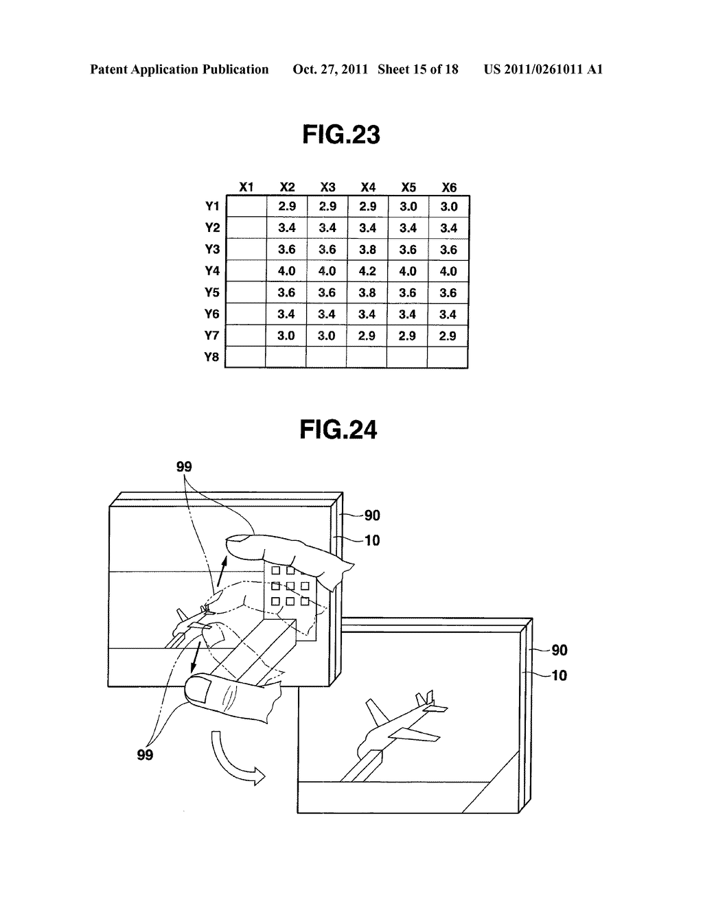 METHOD OF DETECTING CONTACT STATE OF RESISTIVE TOUCH PANEL DEVICE, TOUCH     PANEL DEVICE, AND DISPLAY DEVICE - diagram, schematic, and image 16