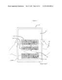 METHOD FOR USER INPUT FROM THE BACK PANEL OF A HANDHELD COMPUTERIZED     DEVICE diagram and image