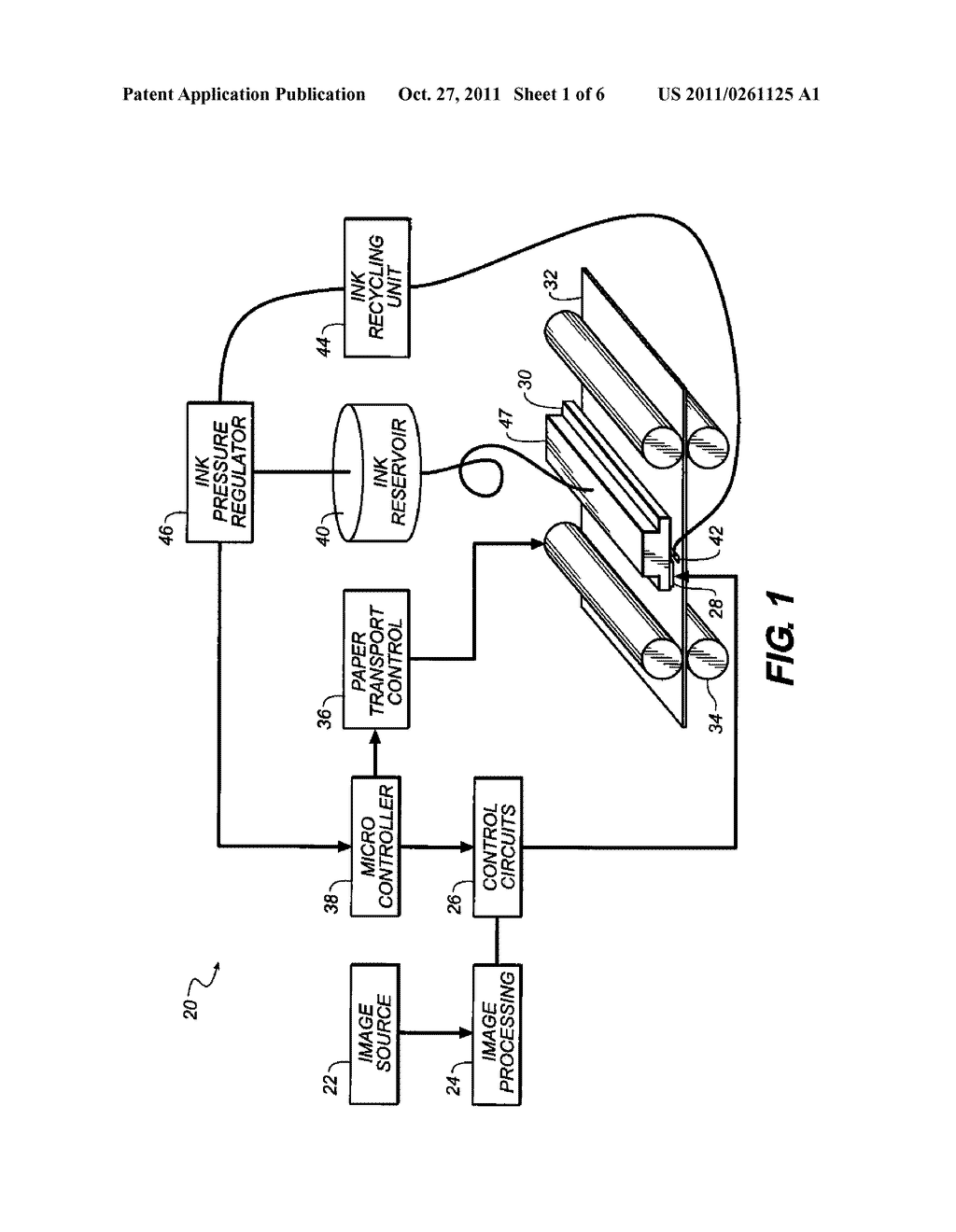 CONTINUOUS PRINTHEAD INCLUDING POLYMERIC FILTER - diagram, schematic, and image 02