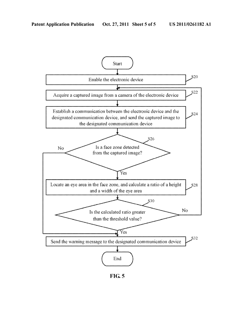 ELECTRONIC DEVICE AND METHOD FOR MONITORING A BABY SLEEPING - diagram, schematic, and image 06