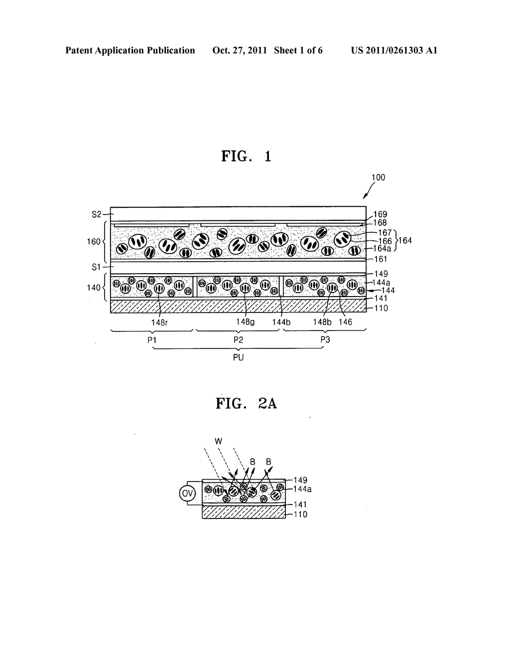 Color filter and display devices including the same - diagram, schematic, and image 02