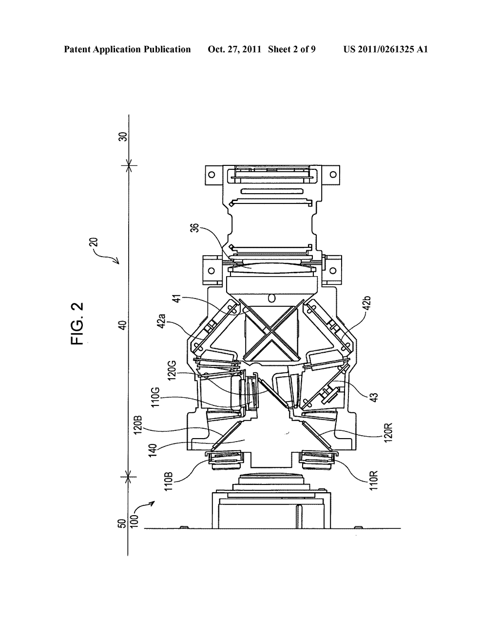 Optical device and projection device - diagram, schematic, and image 03